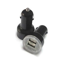 Mini 1A/2.1A 12-24V Dual USB Car Charger Designed For And Android Devices Output 5V MC002