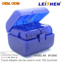 Multi adapter travel adapter for bank/hotel/gift companies/corporate gift