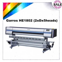 New Double Print Heads HE1802 Eco Solvent Printer with Dx5 print heads