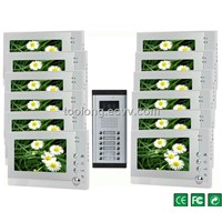 New Support 6languages Memory10-Apartment Video Doorphone System