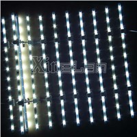 Advertising Lightbox Lattice type LED backlight ,double sided leds