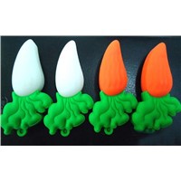 PVC usb flash drive radish pen drive (SUC013)