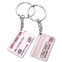 Promotional Metal Keychain Credit Card Shape