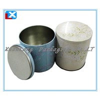 Round metal tea tin can /XL-1023