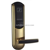 Security Mifare or RFID Hotel Card Lock for Wireless Hotel Management