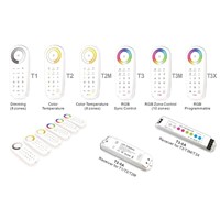 T3 2.4G LED touch master strip remote controller