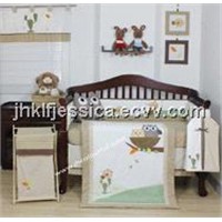 boy baby bedding sets owl design crib bedding set cot bedding sets nursery bedlinen