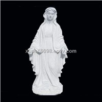 grey Mary  granite statues