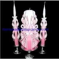 handmade carved candles
