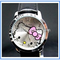 Hello Kitty Watches Ladies Fashion Watch Leather Belt Watch