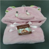 baby hooded blanket, cute animal blanket,baby blanket