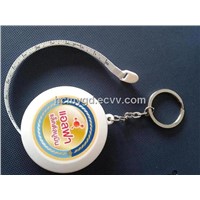 mini tape measure keychain for business promotion