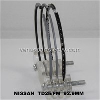 nissan td27 td25 td23 engine piston ring 12033-44G10,12033-43G11