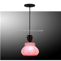 red e27 glass pendant lamp for dining room