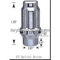 spline lug nuts/Duplex Spline Acorn Long/wheel lock key nuts/alarm car steering wheel lock