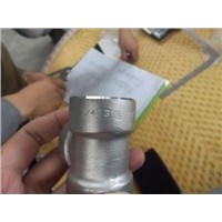 stainless 317 317L 321 347 347h forged socket threaded elbow tee cap cross coupling