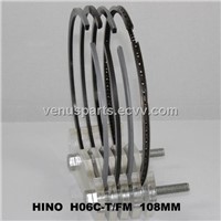 used engine of hino H06CT piston ring 13011-1961,13011-2450