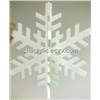 Acrylic white Christmas snowflake