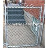 Galvanized Fence Gate 1.0m( H) Double Leaf Square Tube: 35x35mm