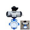 Pneumatic Actuator A Type Corrosion Resistant Butterfly Valve