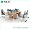 Tarot-06 office wooden workstation with tabletop partition