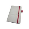 White Color Moleskin Style Notebook (M-001)
