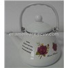 enamel tea pot kettle with bakelite handle