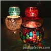 mosaic craft glass candle cup holder