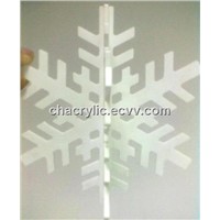 Acrylic white Christmas snowflake