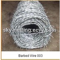 Barbed Wire Hot Dipped Galvanized Barb Distance7.25mm