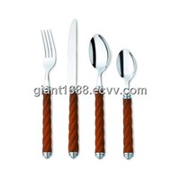 Jieyang Factory Directly Sale Plastic Handle Cutlery