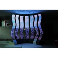 P10mm all way flexible led screen