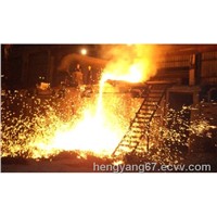 10T induction furnace for melting brass