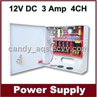 12V DC 3 Amp 4 channel CCTV Power Supply(SIWD1203-04C)
