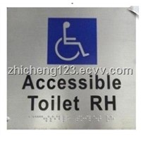 1.5mm braille dot of 304 SS toilet plate