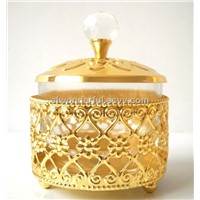 2013 gold plated dessert cup/water cup/glass cup