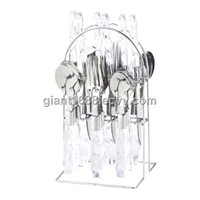 24 Pcs Stainless Steel Flatware Set