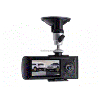 2.0inch Dual Camera Car DVR Recorder with GPS Logger