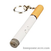 3-in-1 Cigarette Shaped White LED Flashlight + Red Laser + Laser Keychain LP00023