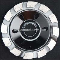 4"turbo diamond cup grinding wheel for stone