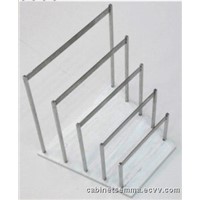 5 Tiers Counter Top Hair Clips Display Rack-White