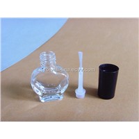 5ml clear glass nail polish bottle with plastic cap wholesale xuzhou