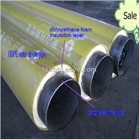 ASTM with HDPE pipe jacket pre insulated pipe