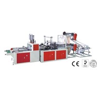 AUTOMATIC DOUBLE-LAYER FOUR-LINES BAG MAKING MACHINE-GD-4/400DFB