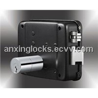 AX057 12v door lock access control lock with double connected cylinder
