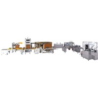 Automatic outside packaging line for products