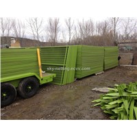 Canada Construction Site Safety Event Portable fence /Garden Fence 6*9.5' Green Yellow