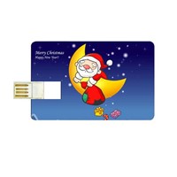 Christmas card usb flash drive Christmas gift pen drive disk