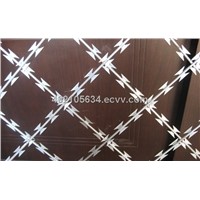Concertina Razor Barbed Wire with BTO22/BTO65 Blade, 450 to 960mm Size, Coil Packing for Military
