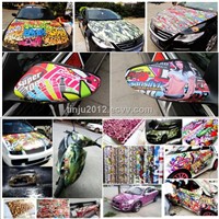 DIY Car Bomb sticker/Graffiti Cartoon Design Car Vinyl Sticker 1.52x30m